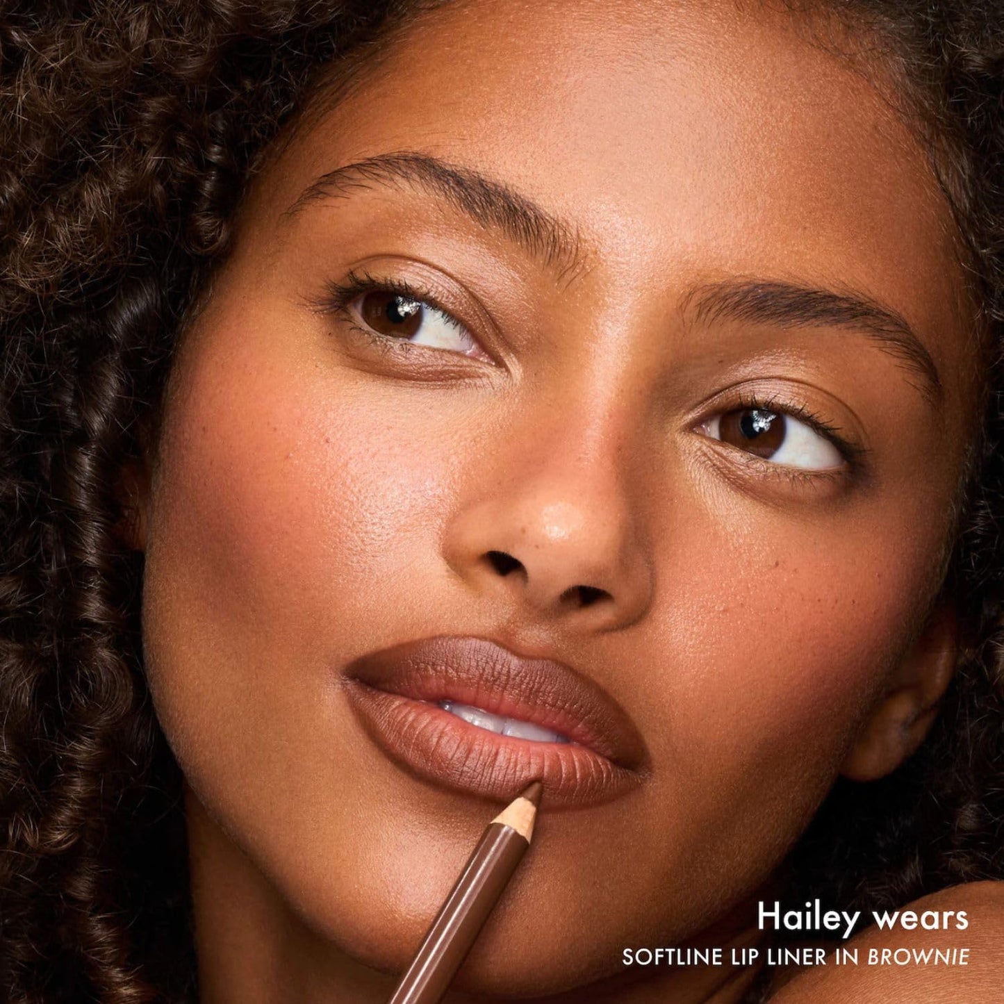 SoftLine Lip Liner Pencil - Creamy, Long-Lasting Matte Formula with Jojoba Oil | Brownie (1.02 g)