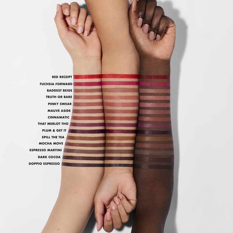 e.l.f. Cream Glide Lip Liner, Highly-Pigmented Pencil For Shaping & Sculpting Lips, Semi-Matte Finish, Vegan & Cruelty-Free, Truth or Bare