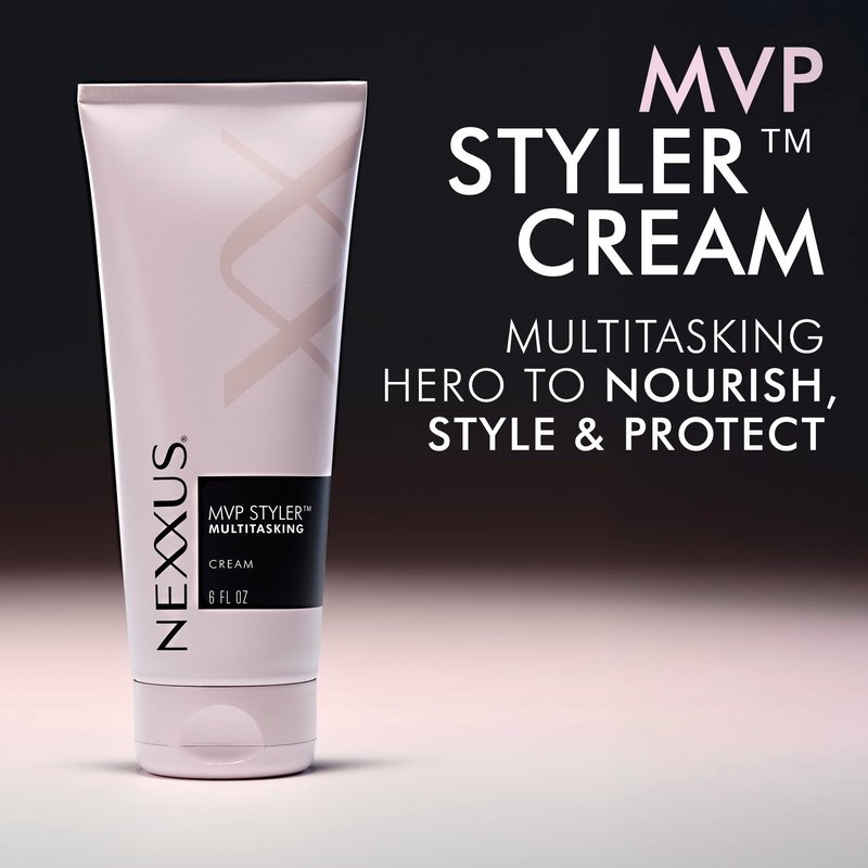 Nexxus Styling Cream MVP Styler Hybrid Multitasking Hair Cream Powered by MVP Multi-Verse Polymers 6 oz