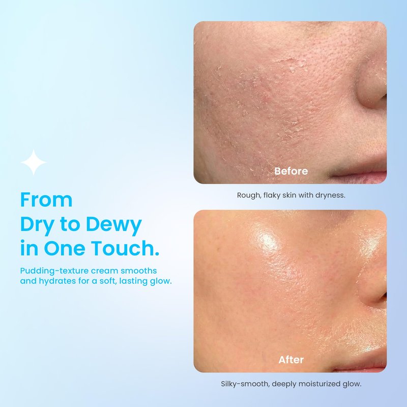 glowt seoul Glow Skin Hydro Cream – 72-Hour Deep Moisture & Barrier Support for Glowing, Supple Skin | Panthenol & Biopeptides | Non-Sticky Pudding Texture | 80 ml / 2.70 fl. oz.