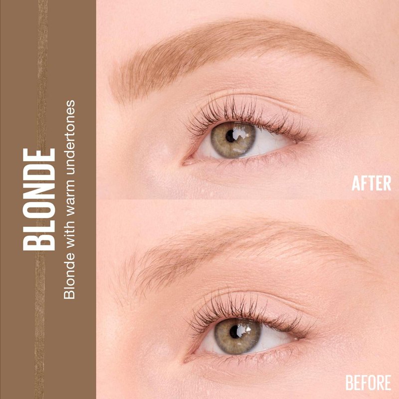 Maybelline Brow Ultra Slim Defining Brow Pencil + Brow Fast Sculpt Brow Gel Makeup Bundle, Includes 1 Blonde Eyebrow Pencil and 1 Clear Eyebrow Gel