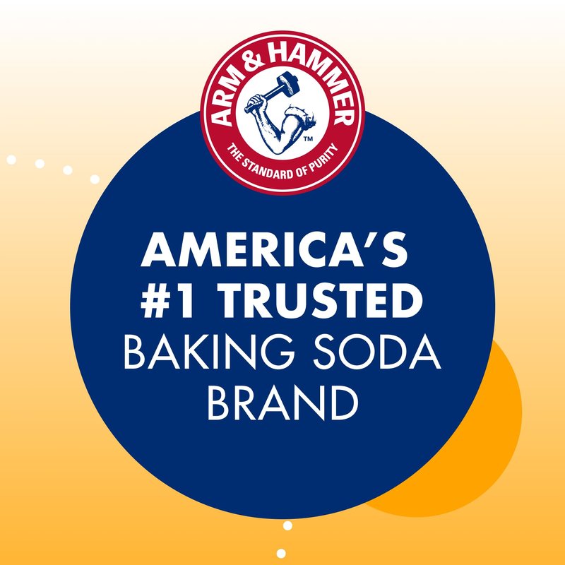 ARM & HAMMER Baking Soda, Multi-Purpose 100% Pure Sodium Bicarbonate Powder for Cooking, Baking, Cleaning, Laundry, Deodorizing, DIY & More, 7 Lbs