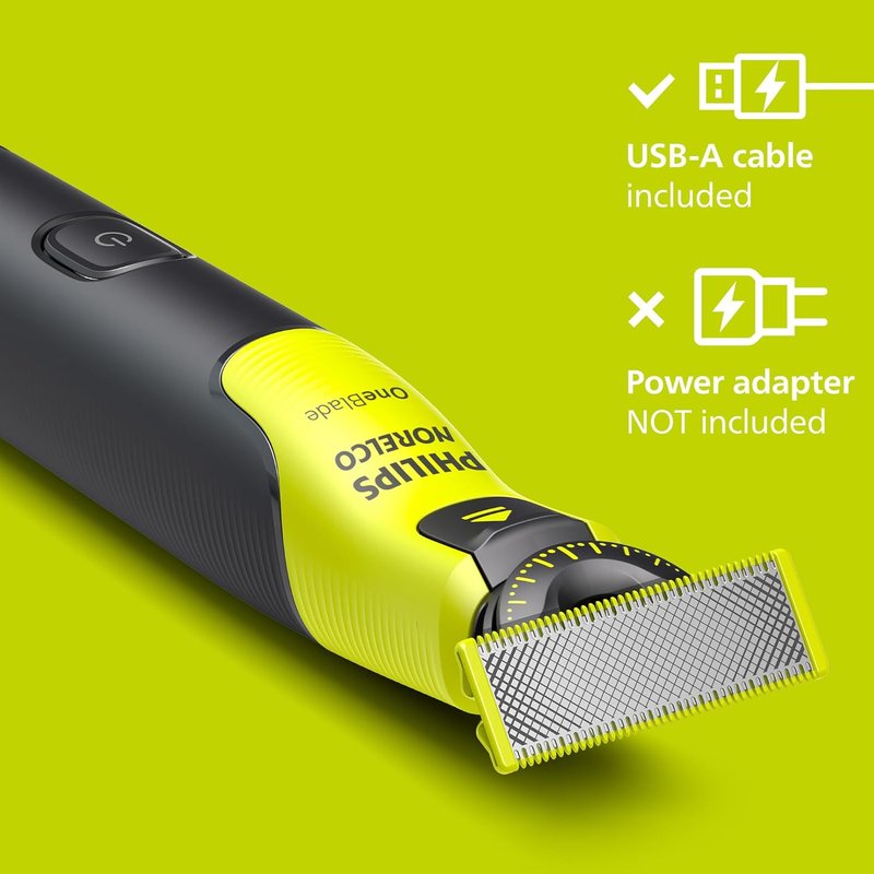 Philips Norelco OneBlade 360 - Hybrid Electric Beard Trimmer & Shaver with 5-in-1 Adjustable Comb | Model QP4530/90