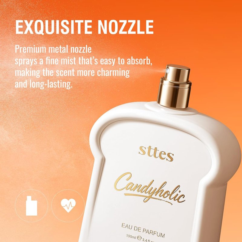 Candyholic Eau de Parfum for Women - Sweet Cotton Candy & Butterscotch Scent | 3.4 Fl Oz (100ml)