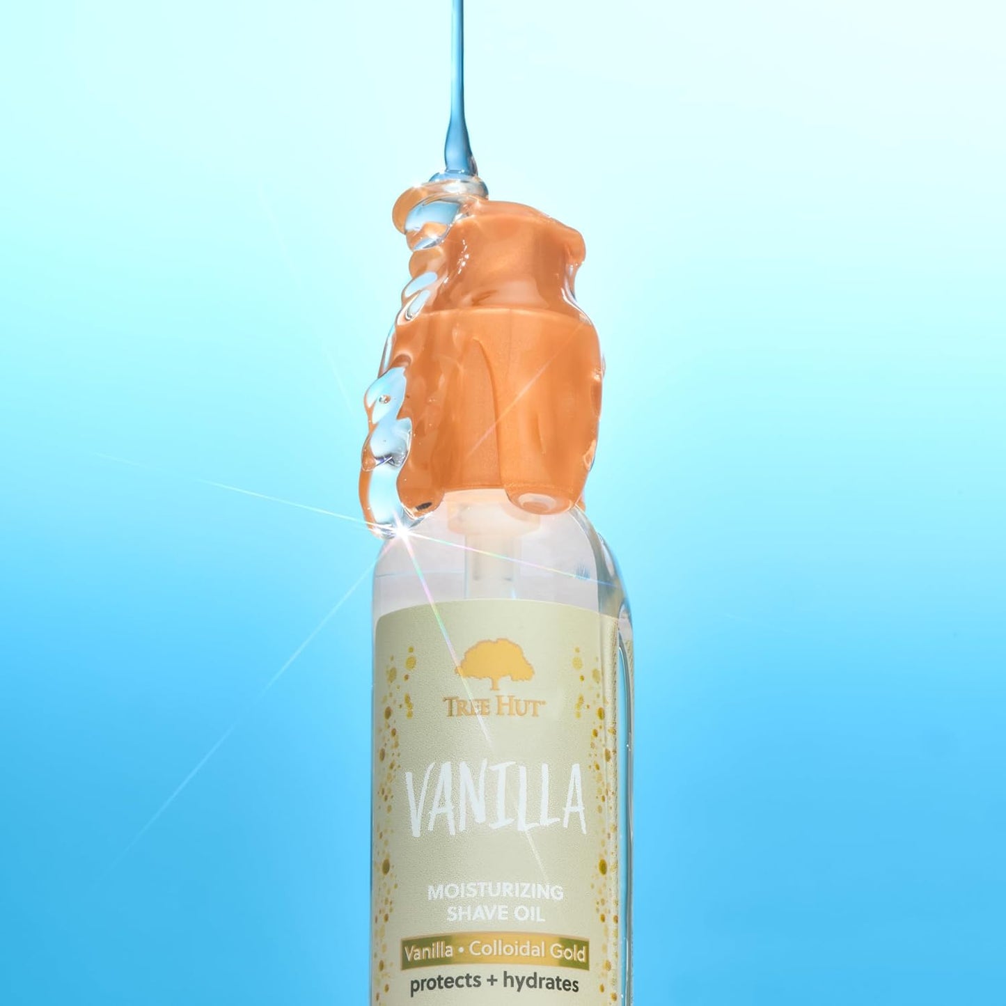 Tree Hut Mini Vanilla Shave Oil - Gel-to-Oil Formula for Smooth Shaving | Ultra Hydrating, Travel Size, 2 fl oz (Pack of 4)