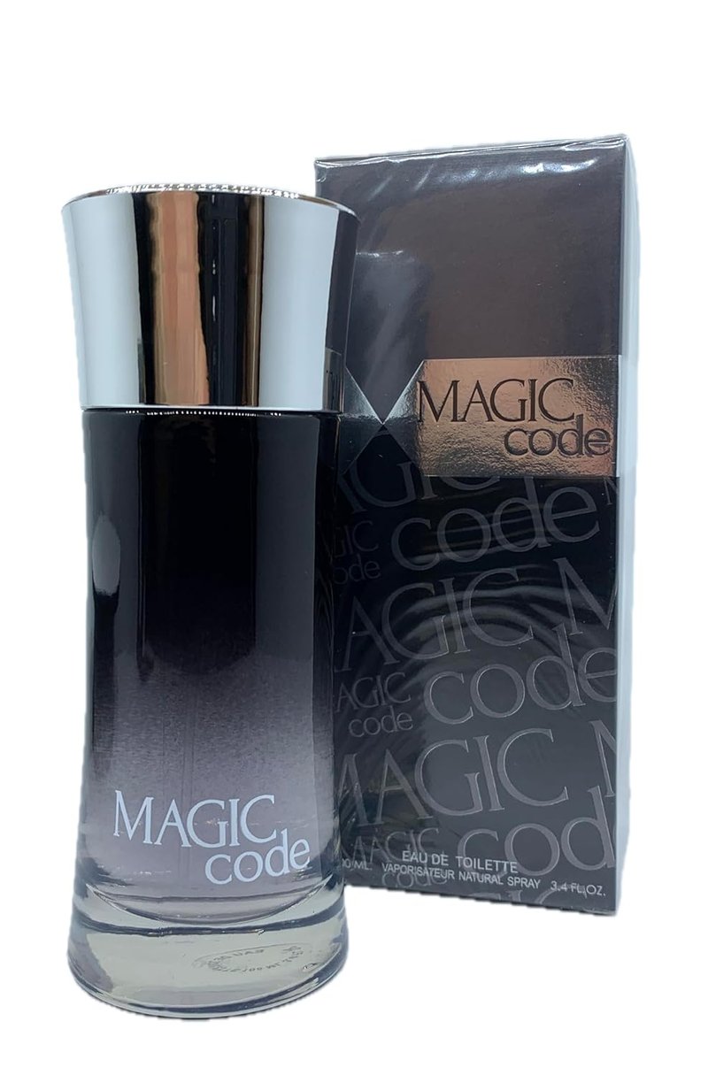 Magic Code Men's Cologne - 3.4 Fl. Oz. Eau de Toilette Spray | Fresh & Invigorating Fragrance