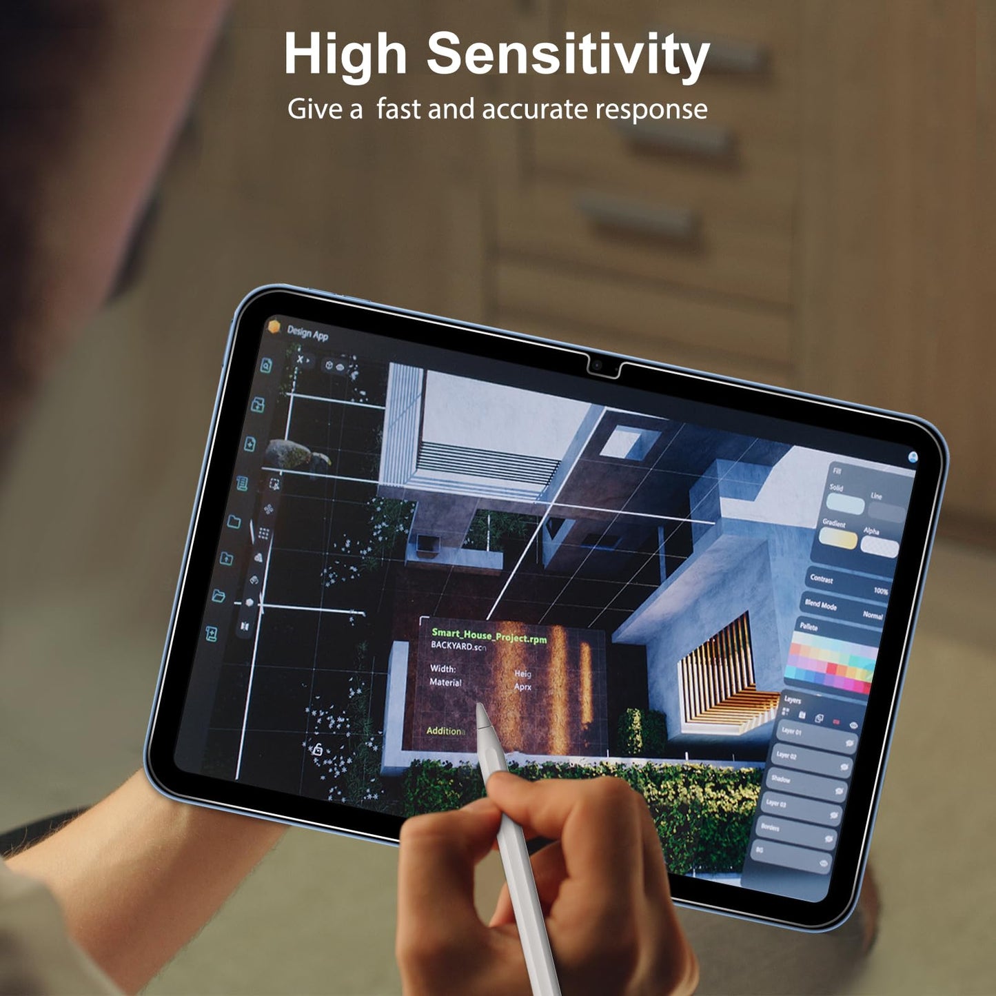 SPARIN Screen Protector for iPad A16 2025 11th (11 Inch) /10th Generation 2022 (10.9 Inch), 2 Pack Tempered Glass for iPad 11/10 Gen, Case Friendly, Anti-Scratch, Touch Sensitive