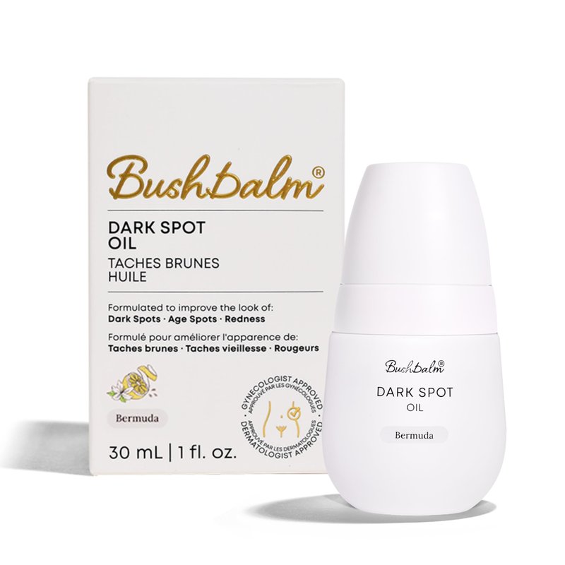 Bushbalm Dark Spot Oil - Improve Appearance of Dark Spots, Ingrown Hair All Over Body, Hydrates Skin, Rejuvenate and Nourish - 30ml Bermuda