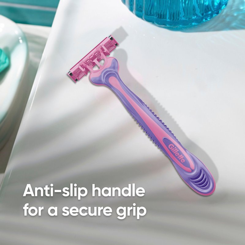 Gillette Prestobarba 3 Disposable Razors, 4 Count