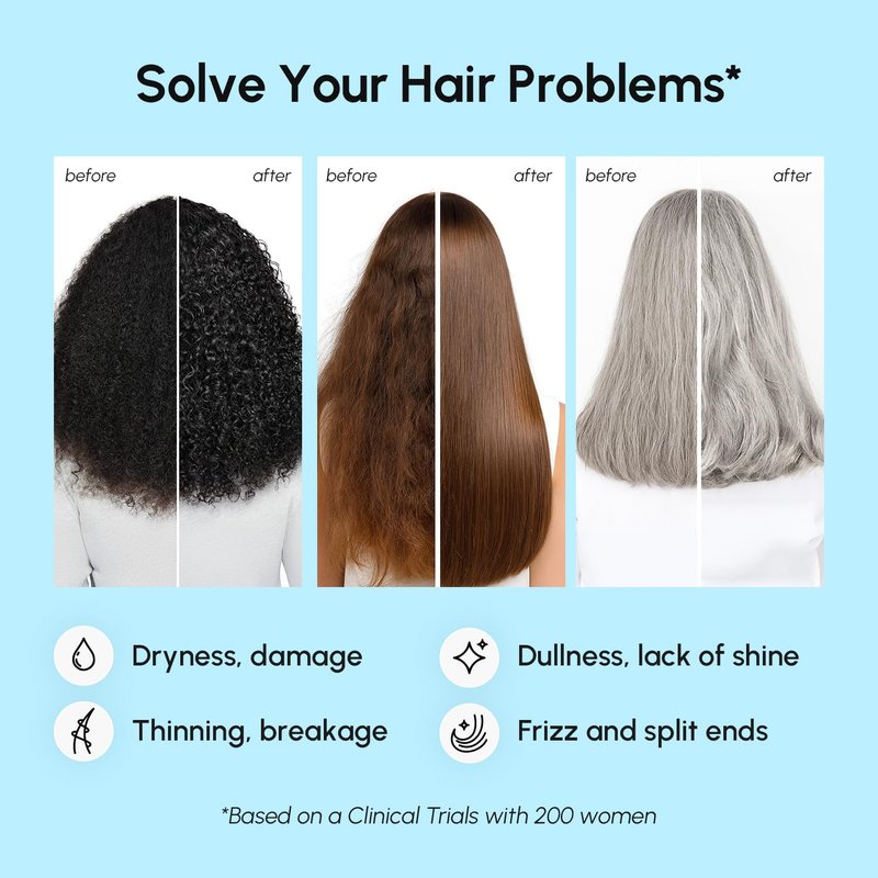 Deep Conditioning Hair Mask | Keratin Treatment for Damaged Hair – Hydrating & Repairing – Ideal for Dry, Curly Hair
