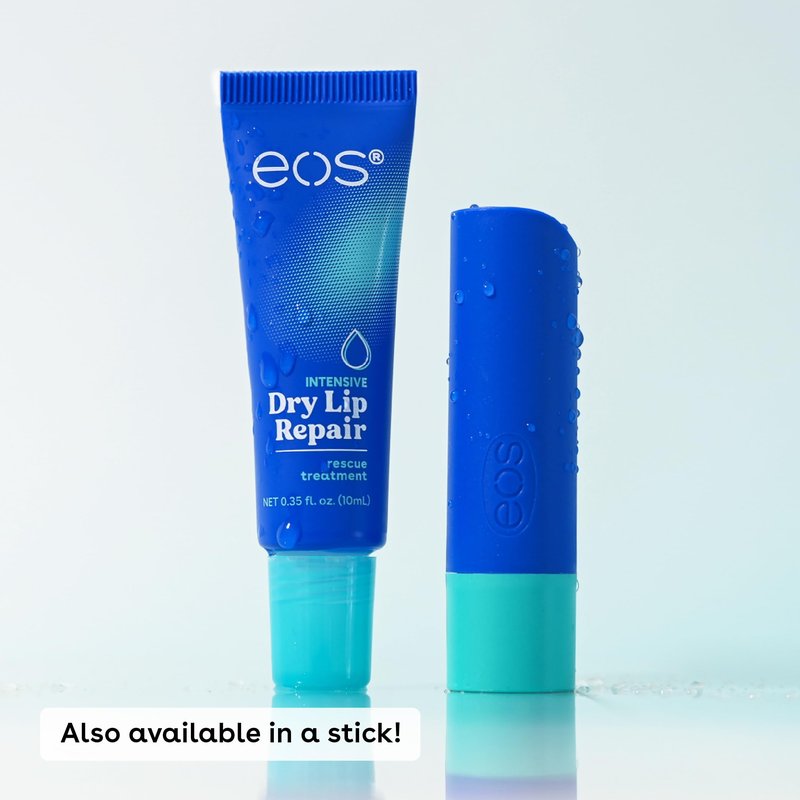 eos The Hero Lip Repair, Extra Dry Lip Treatment, 24HR Moisture, Overnight Lip_Treatment, Natural Strawberry Extract, 0.35 fl oz (Pack of 2)