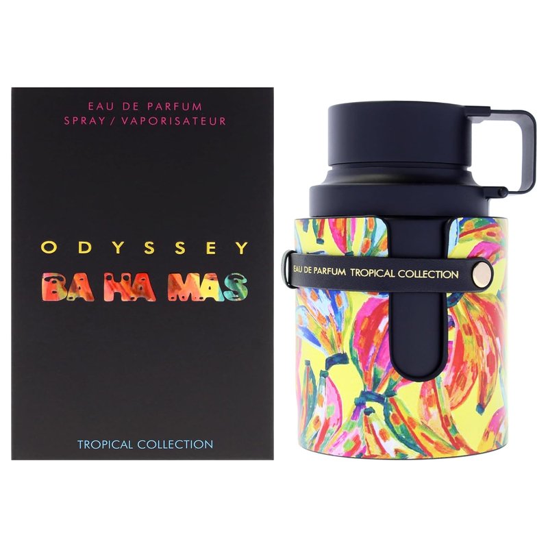 Armaf Odyssey Ba Ha Mas Tropical Collection | Fruity Aquatic Woody Eau de Parfum Spray - Long-Lasting Unisex Fragrance, 3.4 oz / 100 ml