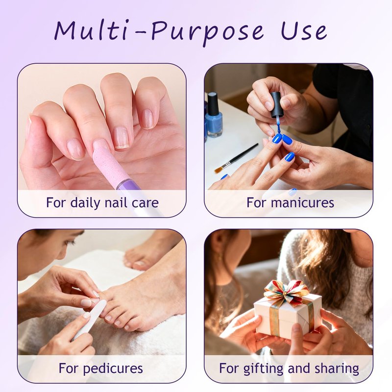 Furtherpretty 5PCS Cuticle Oil Pusher Pen Set, 2-in-1 Ceramic Cuticle Pushers with Oil for Nail Repair, Hangnail & Dry Cuticle Removal, Nail Care Pens for Manicure & Pedicure, Professional Salon Tools