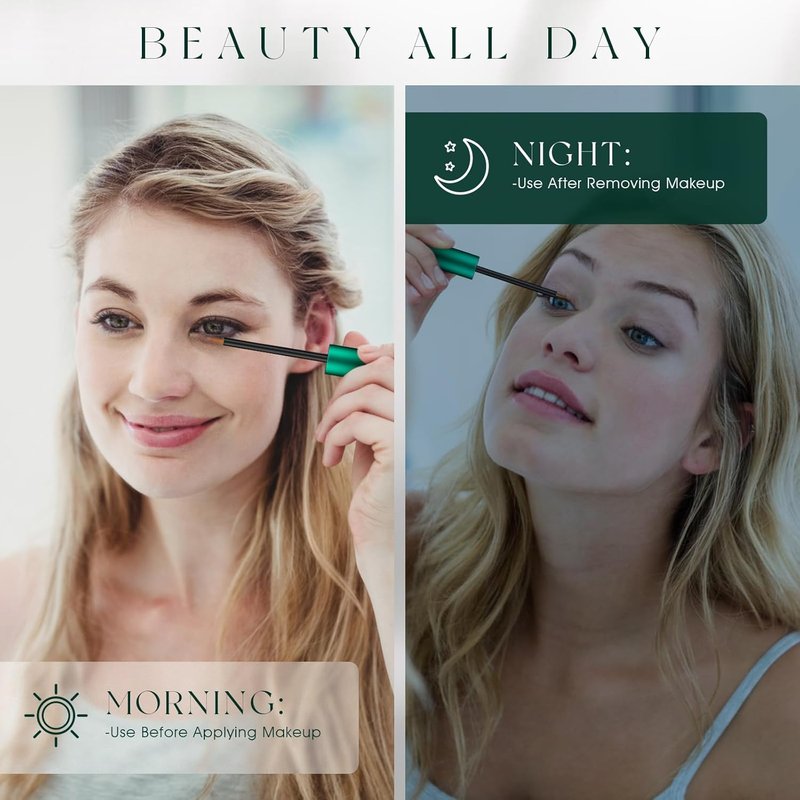 Eyelash Growth Serum - Promote Longer, Thicker Lashes | Vegan & Cruelty-Free, 3mL (2-Month Supply)