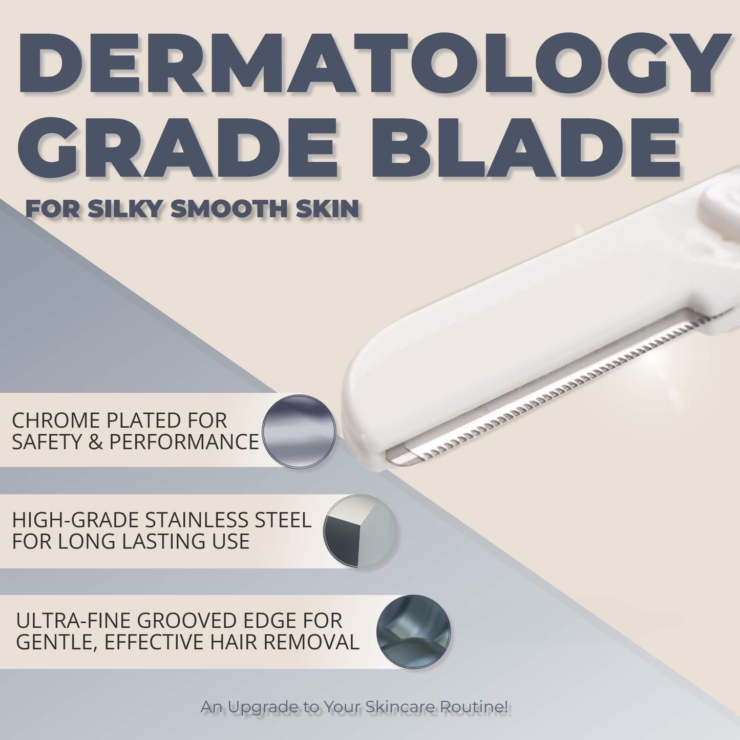 Jasclair Dermaplaning Razor (9 Count) – Face Razors for Women for Peach Fuzz, Eyebrow Shaping & Gentle Exfoliation – At Home Facial Shaver for Smooth Skin & Flawless Makeup Prep