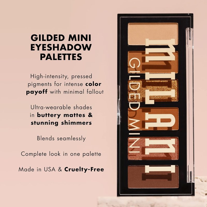 Milani Gilded Mini Eyeshadow Palette - 6 Matte & Shimmer Shades | The Wine Down
