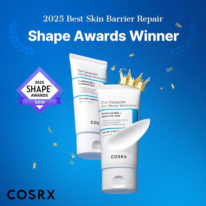COSRX Ceramide Skin Barrier Moisturizer - Hydrating Face Cream with 7 Ceramides & Hyaluronic Acid | 2.7 oz for Dry, Sensitive Skin