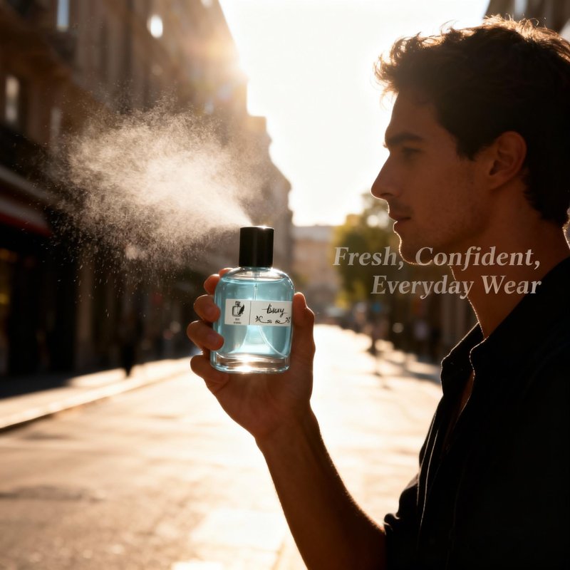 Cologne and Fragrance For Men, Eau De Toilette - Long Lasting with Fresh Spicy & Citrus Notes, Day and Night Aromatic, Romantic Masculine Scent, Ideal for Daily & Evening Wear, 1.69 Fl Oz