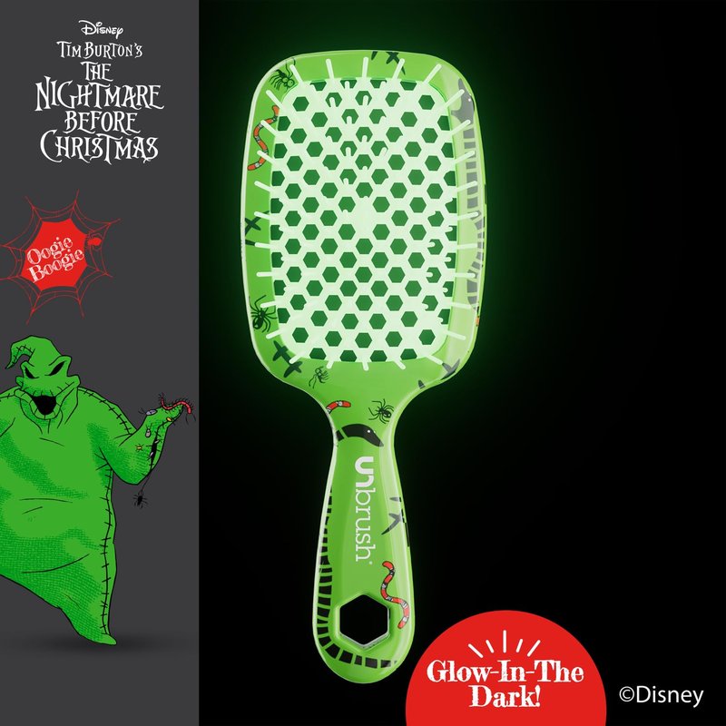 FHI Heat Hair Brush - Nightmare Before Christmas Oogie Boogie Design | Professional Styling Tool