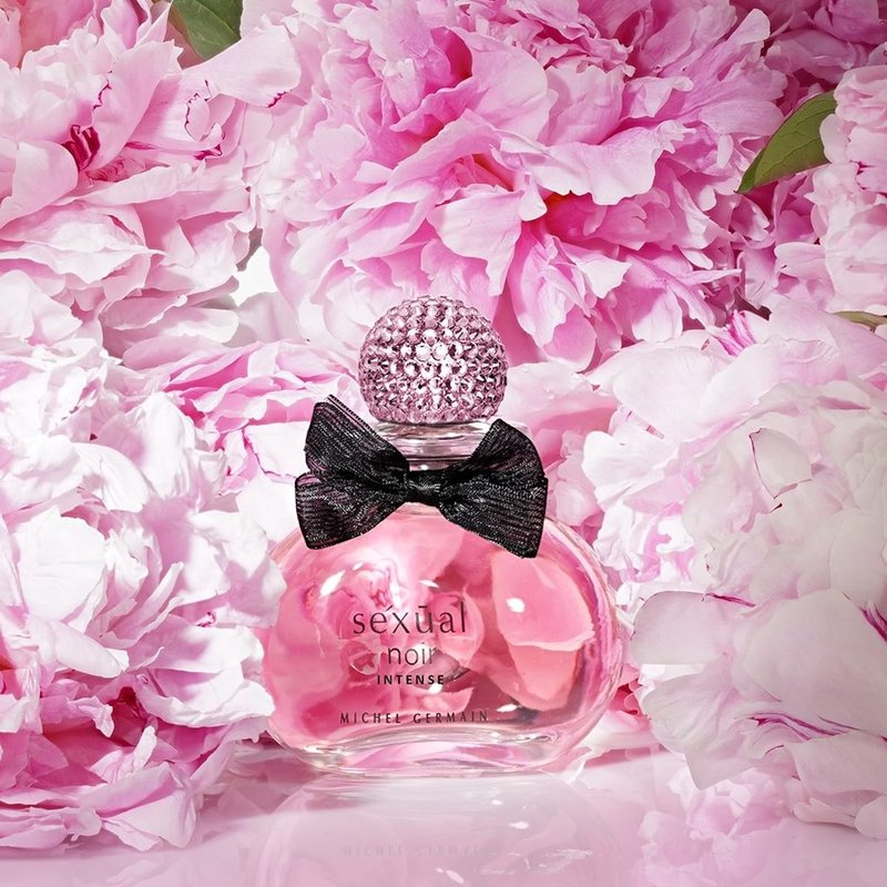 Michel Germain Sexual Noir Eau de Parfum Intense Perfume for Women, Notes of Sweet Strawberries, Pink Orchid, Warming Vanilla, 1.4 Fl Oz