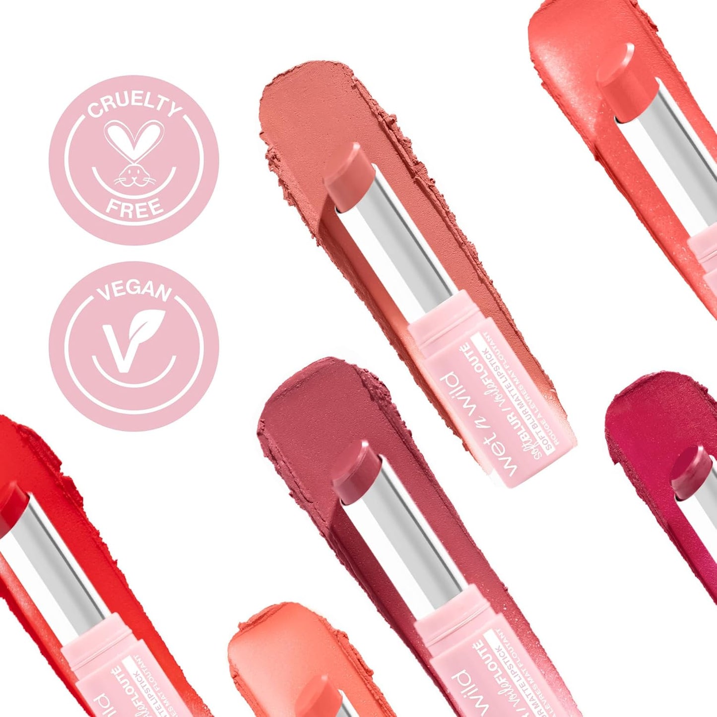 Wet n Wild Soft Blur Matte Lipstick - Velvety Semi-Sheer Color, Comfortable Wear | Apricot Smoothie