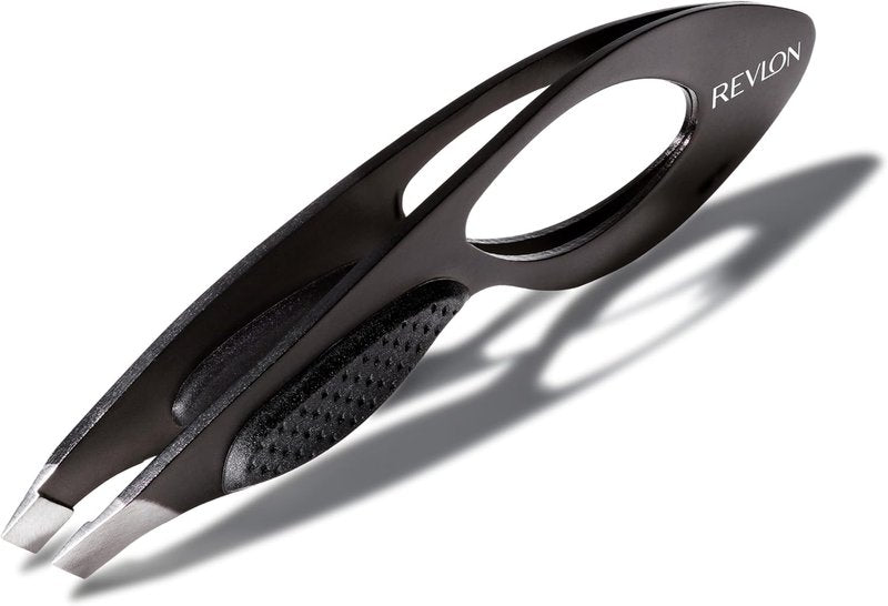 Revlon Comfort & Control Tweezer - Easy Grip Eyebrow Tool for Precise Hair Removal | 1 Count