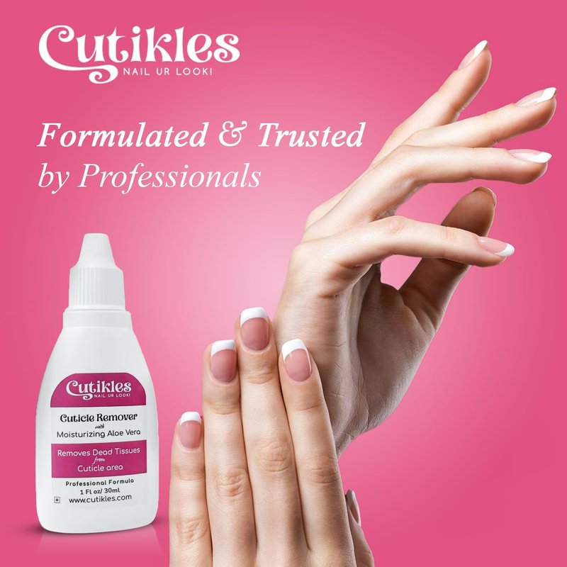 Cutikles Cuticle Remover Gel. Quick-Action, No-Spill Professional Gel Formula Removes Dead Tissues from Cuticle Area Instantly. Moisturizing Aloe Vera protects & hydrates nails - 1 Fl Oz