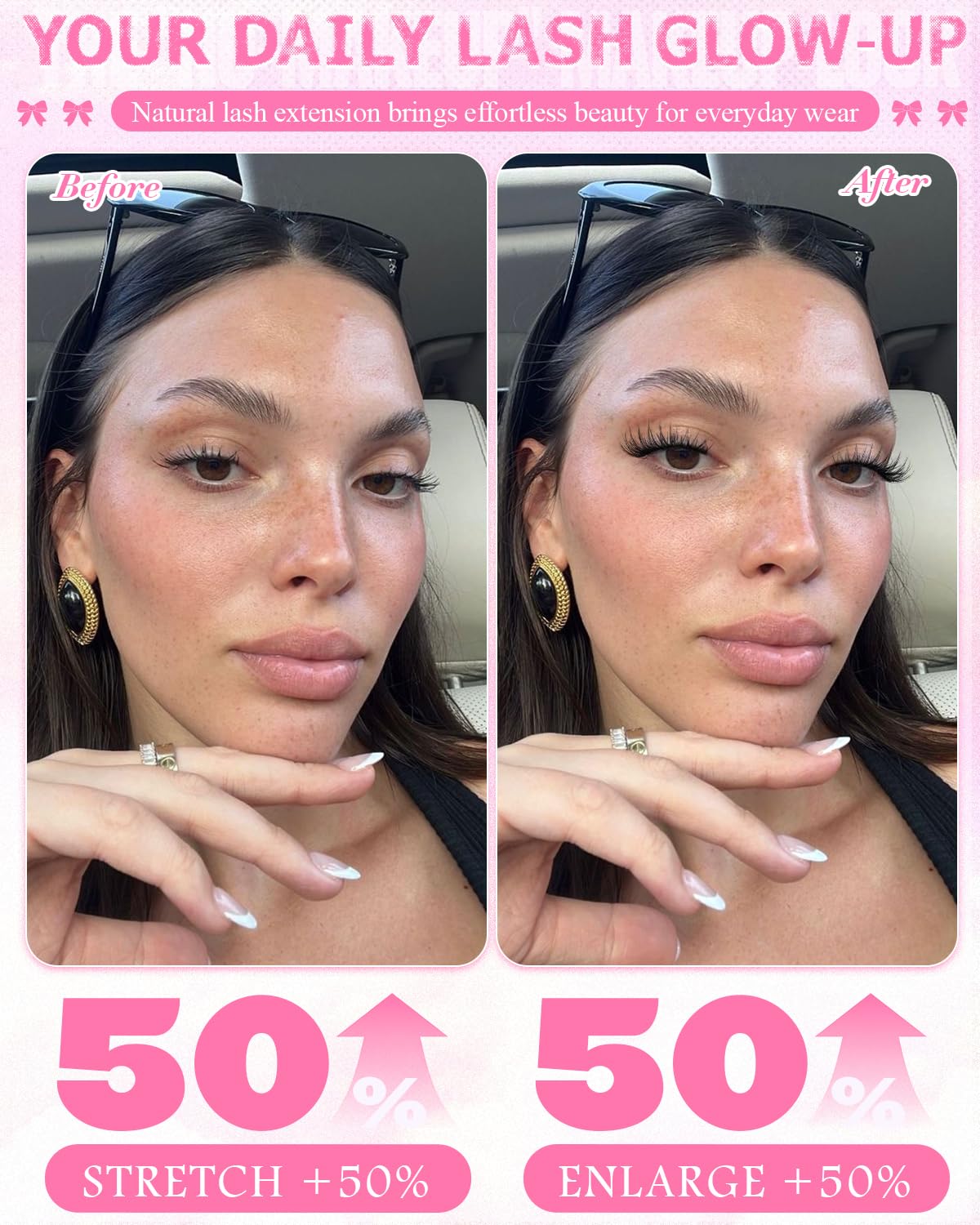 Wispy Eyelash Clusters Natural Lash Clusters Short 8-14mm Cluster Eyelash Extensions C-Curly Individual Lashes Soft Thin Band False Eyelashes Cluster Natural Look Daily Wear