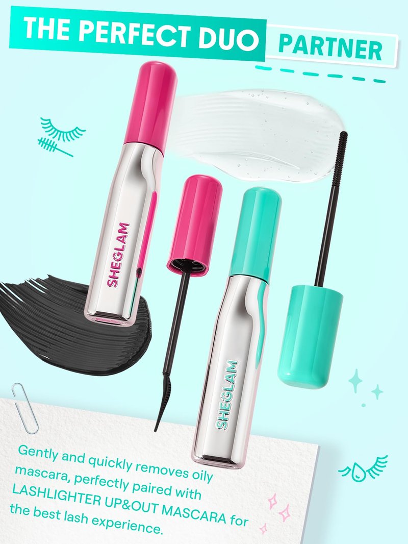 SHEGLAM Lashlighter EZ Remove Lash Treatment Gentle Mascara Remover for Waterproof Mascara