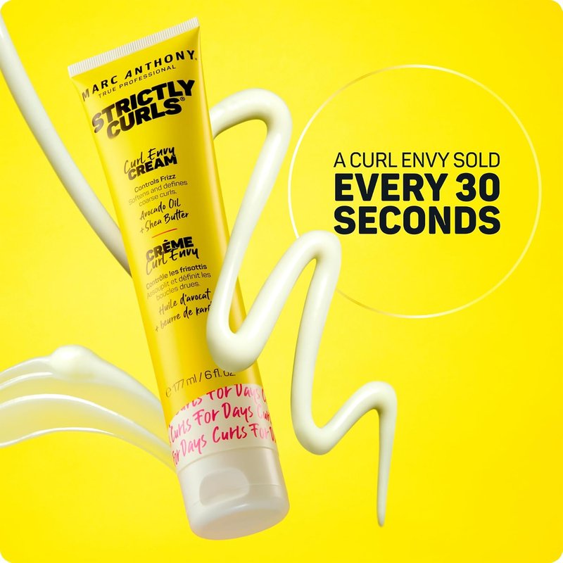 Marc Anthony Curl Cream - Define & Soften Curly Hair with Shea Butter & Oils | Set of 2