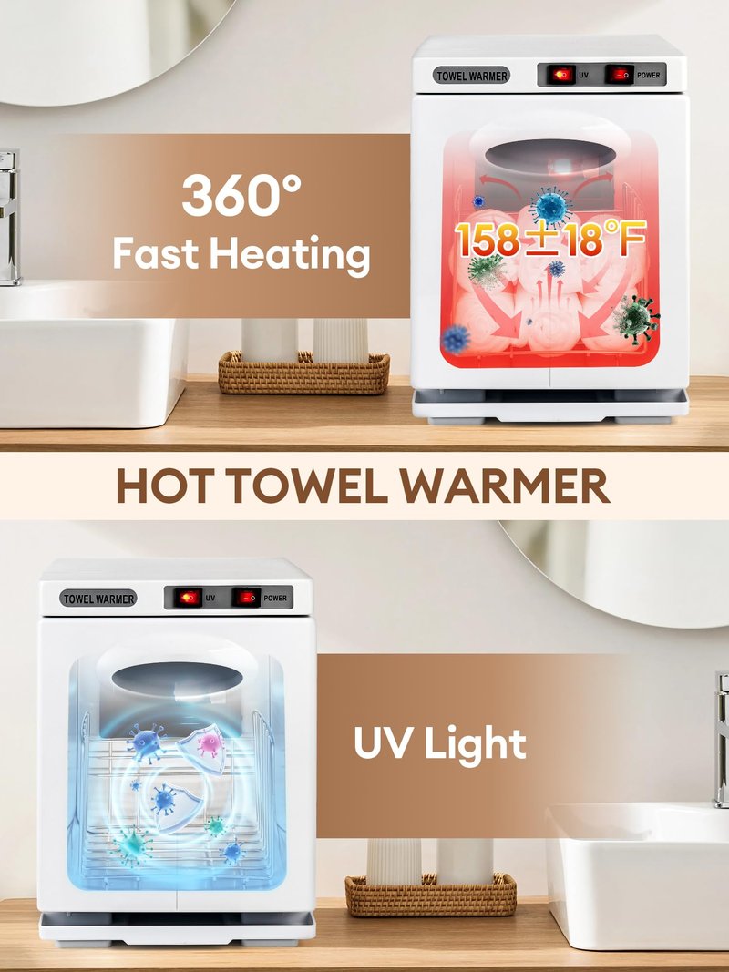 5L Hot Towel Warmer Esthetician: Hand Face Towel Warmer Heating Machine - Towel Steamer for Facial Spa Hair Beauty Salon Home