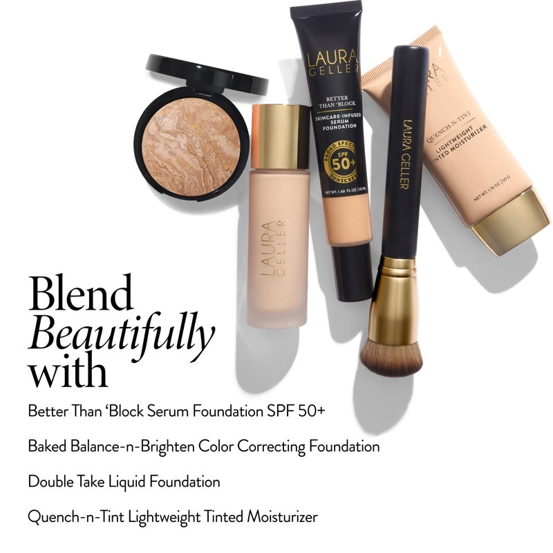 LAURA GELLER NEW YORK Cosmetic Professional Makeup Brushes - Cruelty-Free - 06 Full Coverage Foundation Blending Brush