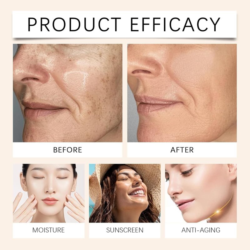 Skiennix 4-in-1 Color Changing Foundation - Medium Spectrum Full Coverage with SPF 50+ | Longwearing & Waterproof