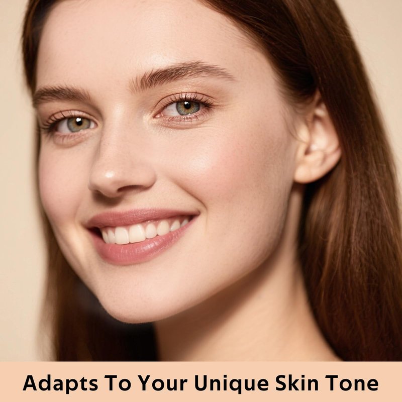 KIMUSE Color Changing Foundation, 4 In 1 Smart Shade Skin Tone Foundation Makeup, Waterproof & Long Wear with Glycerin & Sodium Hyaluronate Tinted Moisturizer Face Makeup For All Skin Tones
