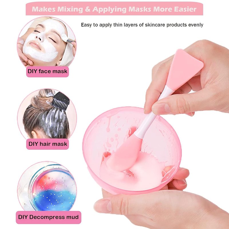 RamPula Silicone Face Mask Brush - Flexible Applicator for Facial, Sleeping & Clay Masks | Beauty Tool