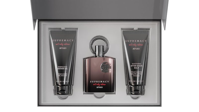 Afnan Gift Set Supremacy Not Only Intense Perfume Gift Set For Men – Eau De Parfum (3.4 Oz), After Shave (5 Oz), Shower Gel (5 Oz)