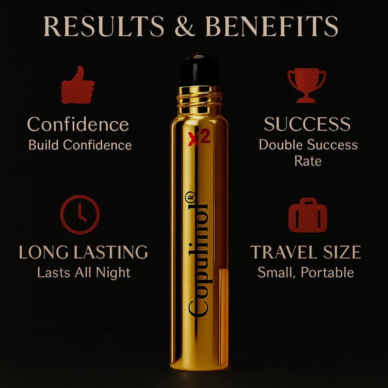 Pheromone Perfume for Woman COPULINOL X2 0.27 Fl Oz Roll On Perfume - Long Lasting Pheromone Oil That Blends with Your Body - Womens Perfume Concentrated Formula for Everyday Use