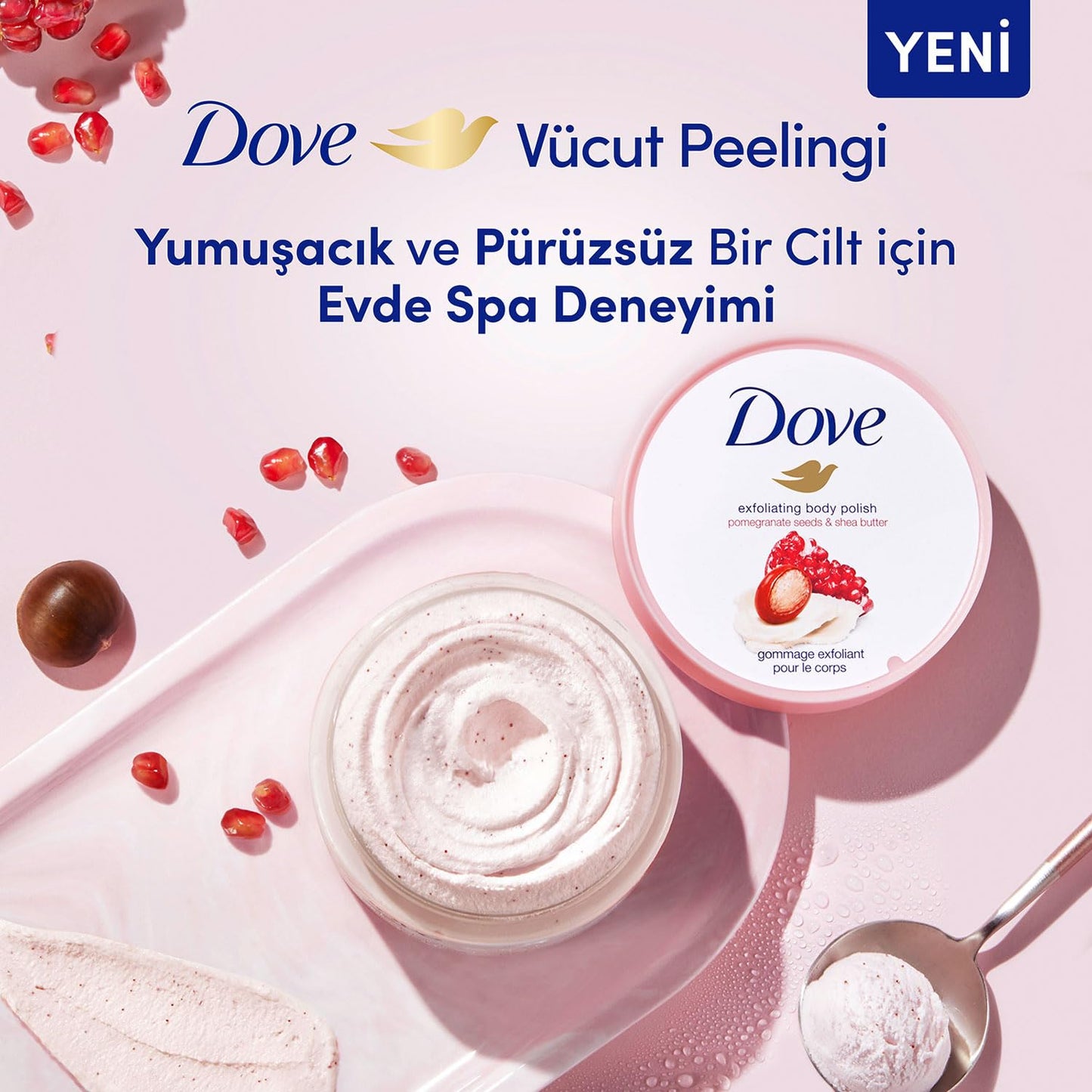DOVE Exfoliating BODY SCRUB POMEGRANATE