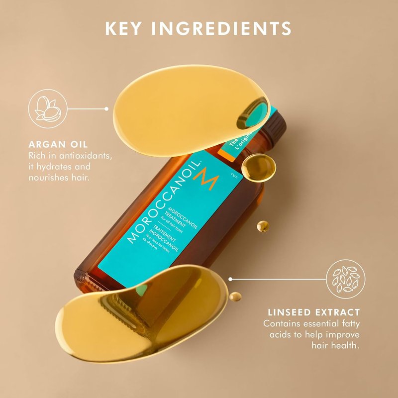 Moroccanoil Treatment | Nourishing Hair Oil for Smooth, Shiny Locks - 3.4 Fl Oz