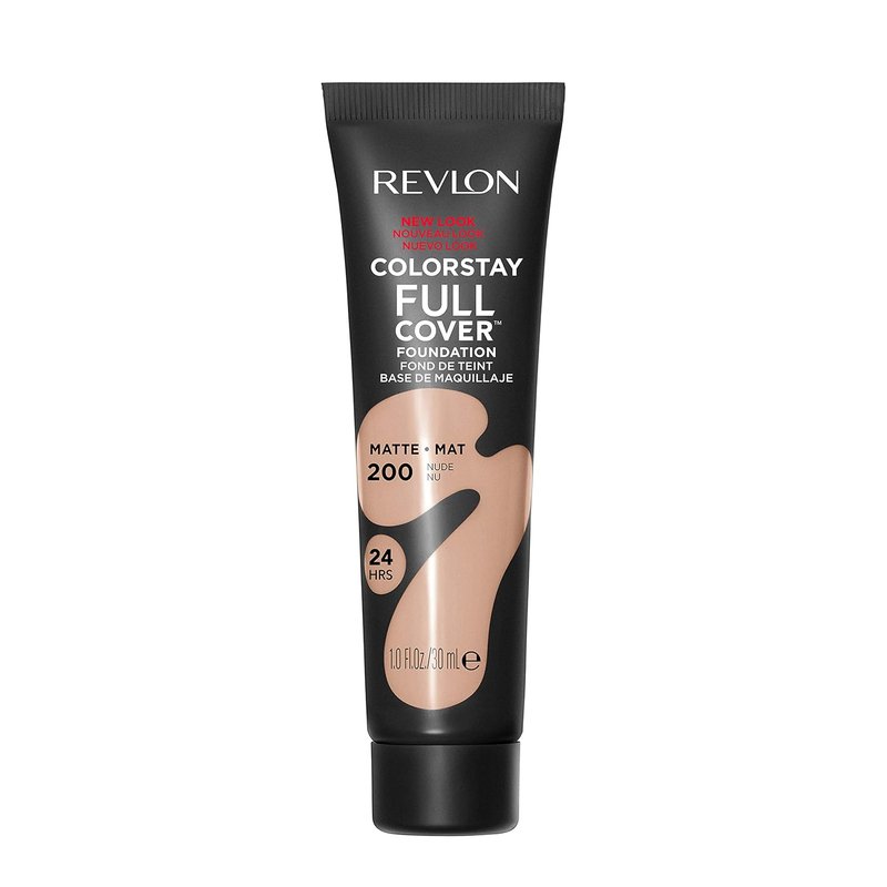 Revlon ColorStay Liquid Foundation - Longwear Full Coverage Makeup for Normal/Dry Skin | Oil-Free, Nude, 1.0 Fl Oz