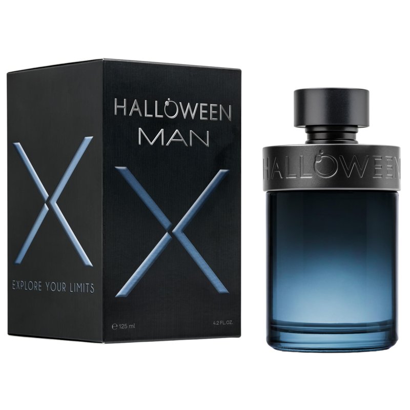 Halloween Man X Eau de Toilette for Men. Amberry Fougere Long Lasting Fragrance with Notes of Lemon, Cinnamon and Amber (4.2 Fl Oz)