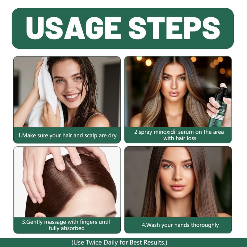 5% Minoxidil for Men - Minoxidil for Women Hair Growth Treatment Beard Growth Serum,Biotin & Rosemary to Fight Hair Loss, Strengthens Weak Roots, Repairs Thinning Hair