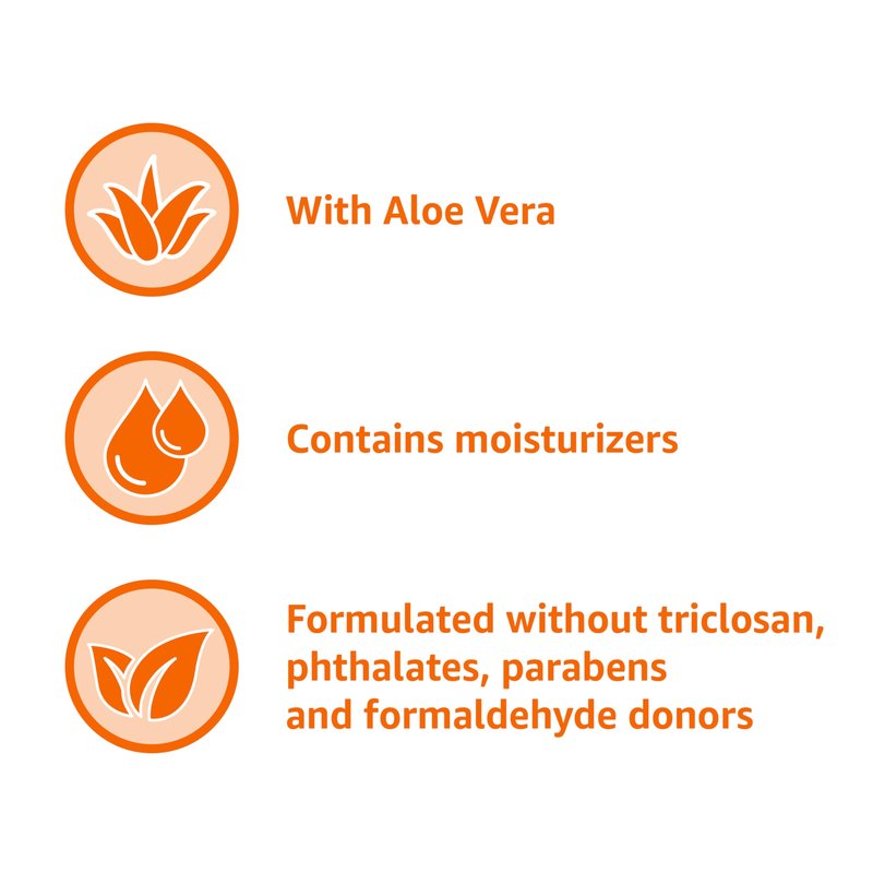 Amazon Essentials Liquid Hand Soap Refill, Aloe Vera, Moisturizing Formula, 50 Fl Oz, Pack of 1