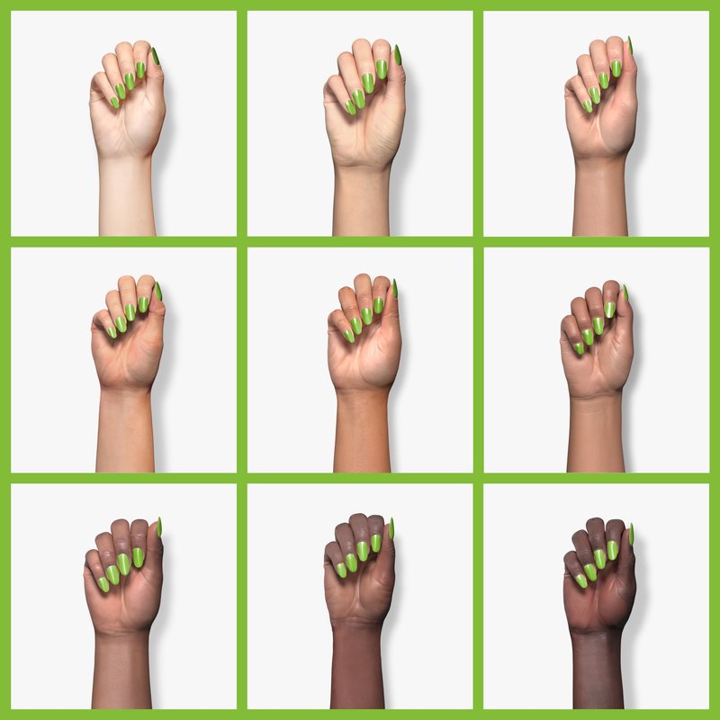 Double Rhythm 15ML Gel Nail Polish Pure Sheer Same Color Same Bottle Soak Off Gel Polish Art Manicure Salon DIY at Home for Women (Light Green-A1068)