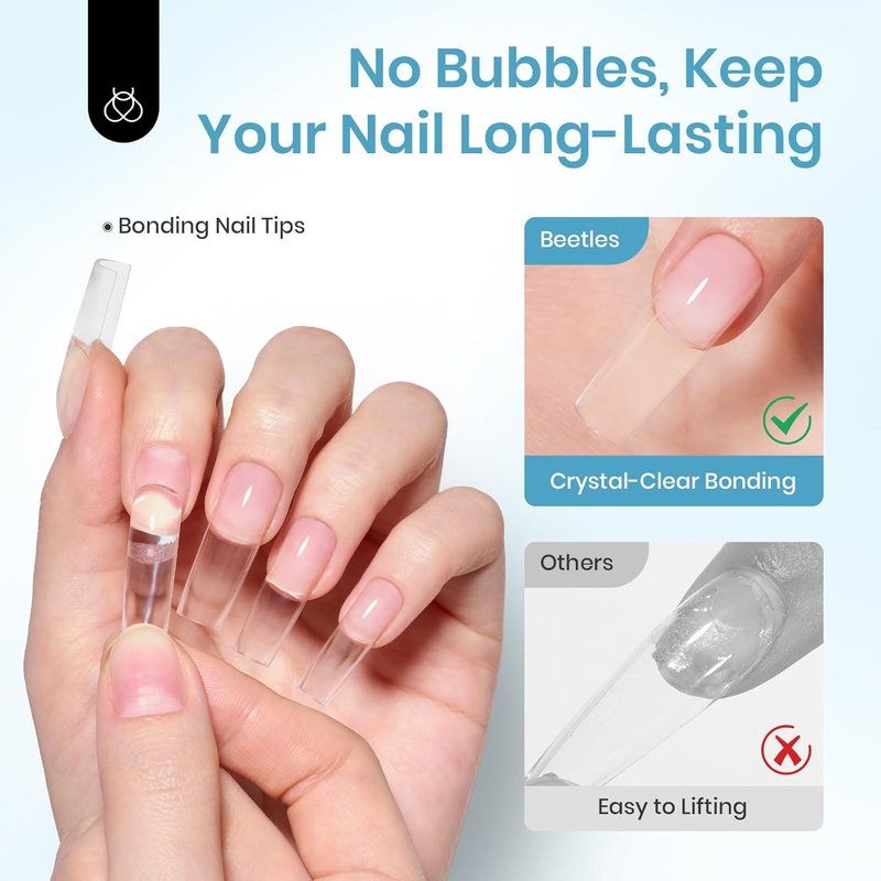 Beetles Nail Glue Gel - Super Strong 20g for Tipex Nail Tips | Long-Lasting, Beginner-Friendly