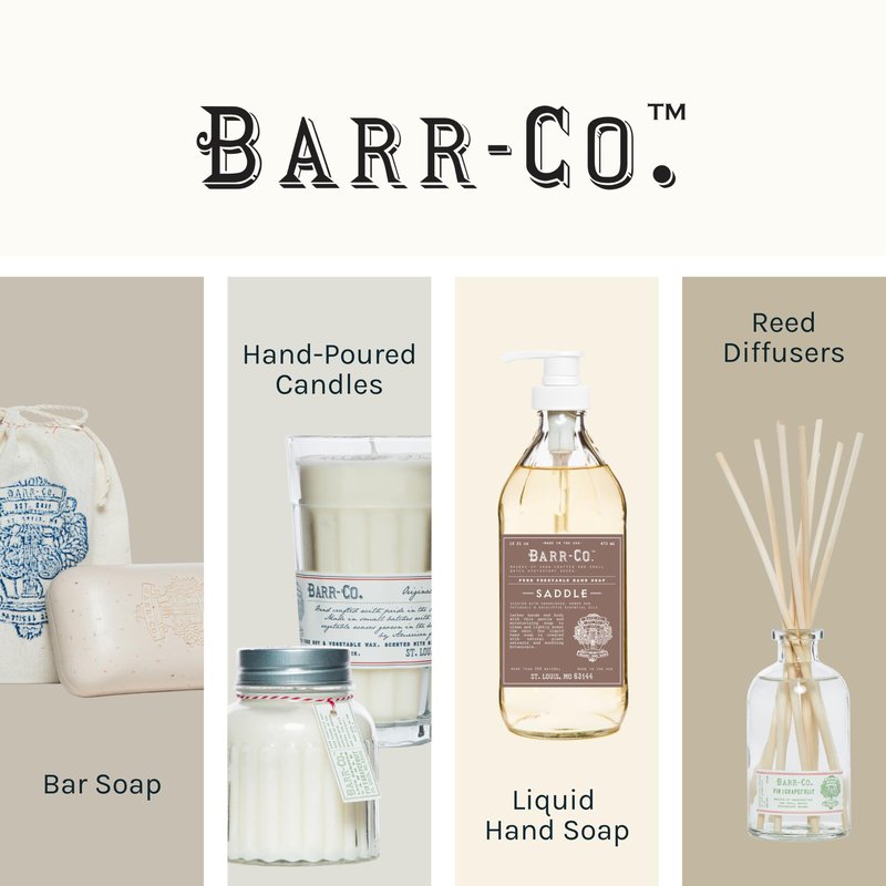 Barr-Co. Fir & Grapefruit Fine Hand Made Bath Salts, Woody & Citrus Bathing Salt, Relaxing Bath Products for Women & Men, 32 oz