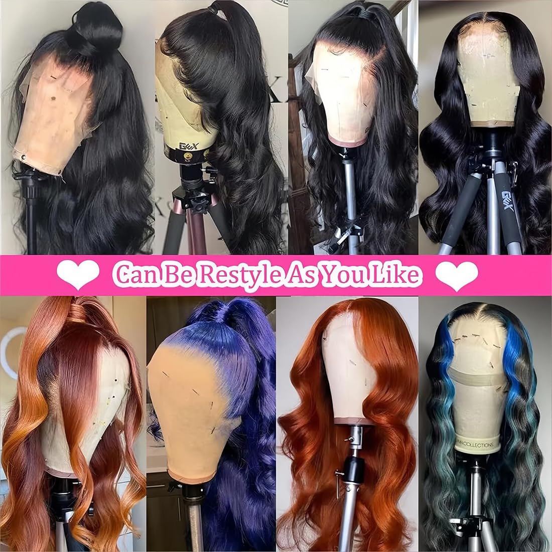 TwerkGirls Body Wave 360 Lace Front Wigs Human Hair Pre Plucked Hidden Strap 26Inch 220% Density Drawstring Wig 360 HD Full Lace Human Hair Glueless Wigs for Black Women