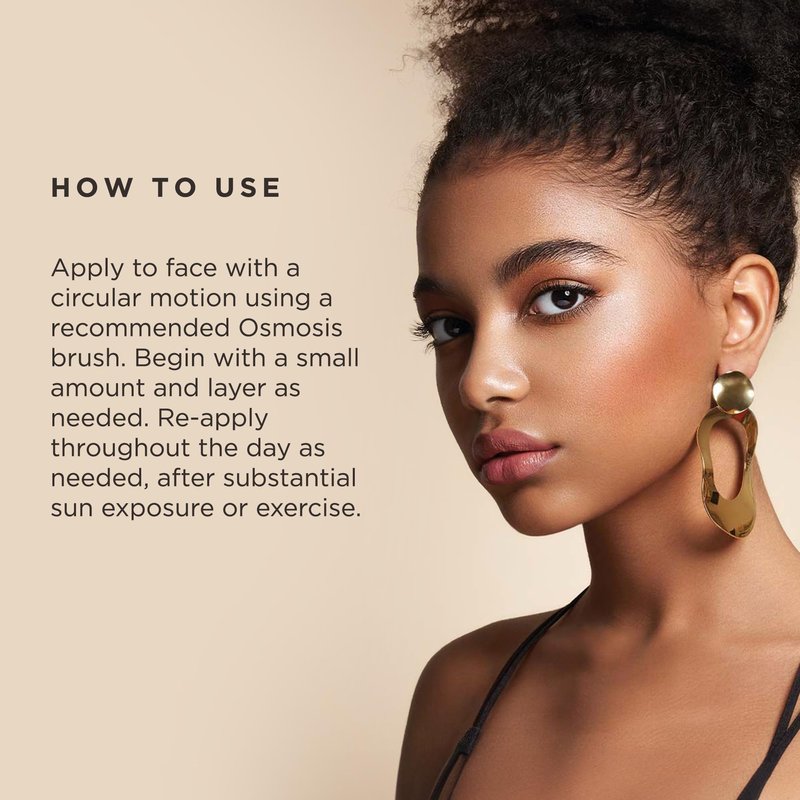 Osmosis Skincare Mineral Pressed Base Foundation, Golden Medium