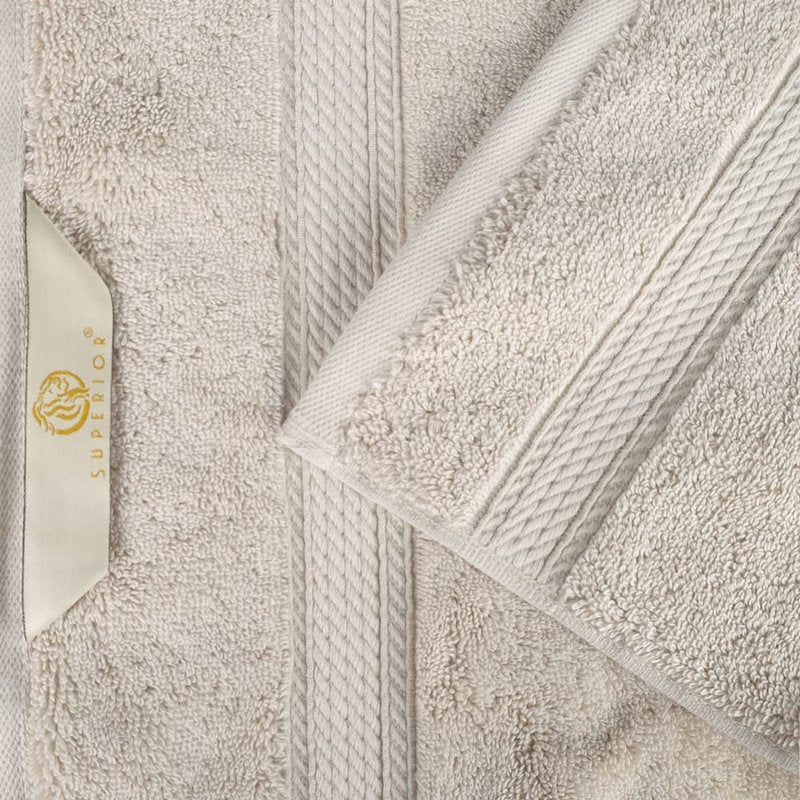 Superior Egyptian Cotton Plush & Absorbent, Face Towel Set of 6, Stone