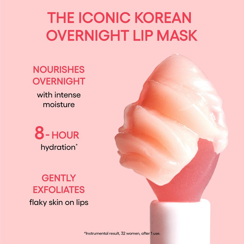 LANEIGE Lip Sleeping Mask, Hot Cocoa: Nourishing Overnight Lip Treatment with Vitamin C, Shea & Murumuru Butter for Hydrating Dry, Flaky Lips
